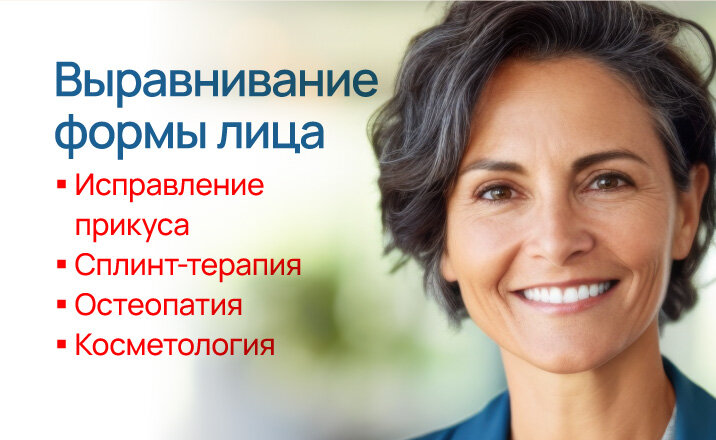 Выравнивание формы лица